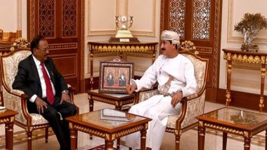 World News | NSA Doval Meets Oman Prime Minister, Delivers Personal Message of Greetings from PM Modi