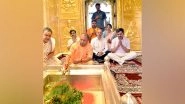 India News | UP CM Yogi Offers Prayers at Kashi Vishwanath, Kaal Bhairav Temples in Varanasi
