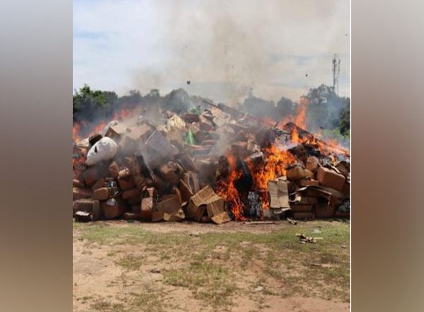 India News | Assam: Drugs Worth Rs 225 Crores Destroyed on International Day Against Drug Abuse