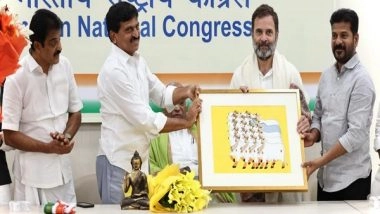 India News | Former Telangana Minister Jupally Krishna Rao, Several BRS Leaders Join Congress in Delhi