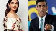 Entertainment News | Sonam Kapoor Invited for UK PM Rishi Sunak's Reception to Mark UK-India Week