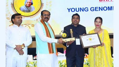 Business News | Dr. A.P.J. Abdul Kalam Inspiration Award for The Young Genomic Scientist Goes to Dr. C.P. Aseeb