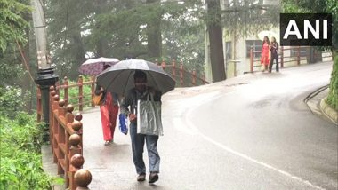 Rainfall in Himachal Pradesh Video: Heavy Rains Disrupt Normal Life in Shimla, IMD Issues Warning for Next Five Days