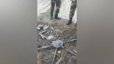 India News | BSF Intercepts Pakistani Hexacopter Drone in Punjab's Tarn Taran