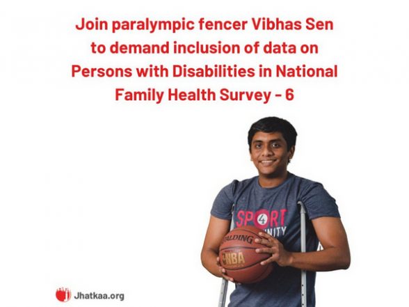 Business News | Paralympic Fencer Vibhas Sen and Jhatkaa.org Come Together for the Inclusion of Disability Data in a National Health Survey - Vimarsana News