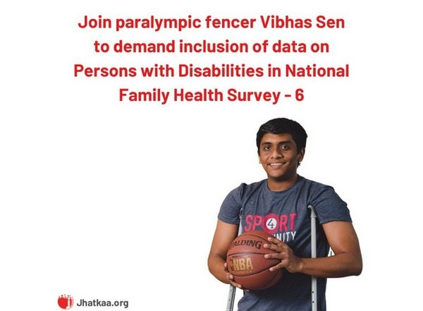 Business News | Paralympic Fencer Vibhas Sen and Jhatkaa.org Come Together for the Inclusion of Disability Data in a National Health Survey