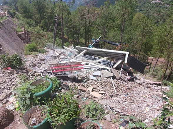 Five-Storey House Located Next to Kalka-Shimla National Highway Collapses in Solan