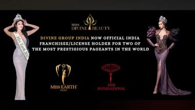 Business News | Divine Group India Grabbed Exclusive Franchise Rights for Miss International India, Securing Leadership in Two Big Pageants