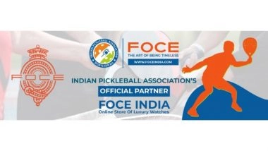 Business News | Collaboration of Decade: FOCE India Limited Joins Forces with the Indian Pickleball Association as Official Partner