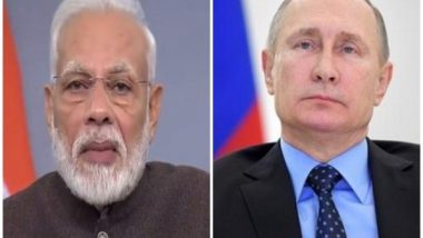 World News | PM Modi, Russian President Putin Discuss SCO, G20, Issues of Bilateral Cooperation