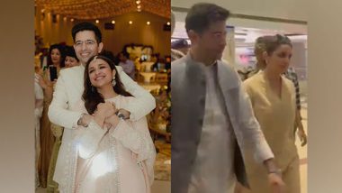 Parineeti Chopra and Raghav Chadha Spotted at Amritsar Airport, Couple To Visit Shri Harmandir Sahib