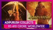 Adipurush BO: Prabhas And Kriti Sanon&rsquo;s Film Grosses Rs 410 Crore Worldwide