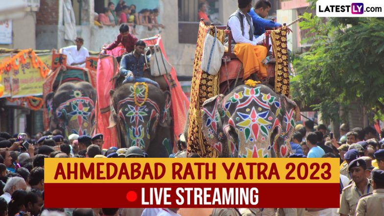 Ahmedabad Rath Yatra 2023 Live Streaming Online: Watch LIVE Broadcast of The Sacred Shri Jagannath Ratha Jatra Festival From Puri on Gujarati News Channel | ???????? LatestLY