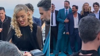 Amber Heard Attends Taormina Film Festival in Italy, In the Fire Actress Obliges Fans’ Request for Selfies and Autographs (Watch Video)