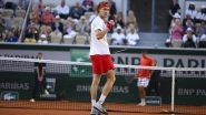 Andrey Rublev vs Lorenzo Sonego, French Open 2023 Live Streaming Online: How to Watch Live TV Telecast of Roland Garros Men&rsquo;s Singles Third Round Tennis Match?