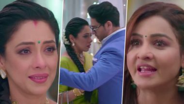 Anupamaa Spoiler Alert: Anuj Slaps Maya After She Curses Anu to Die During Her Farewell Party (Watch Video)