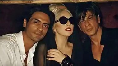 This Old Pic of Shah Rukh Khan and Arjun Rampal Partying With Lady Gaga Surfaces Online and Is Going Viral!