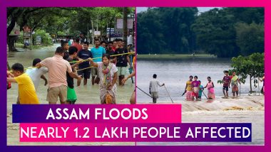 Assam Floods: Nearly 1.2 Lakh People Affected Due To Incessant Rains; IMD Issues Orange Alert