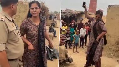 UP Shocker: Woman Labour Officer Accused of Demanding Rs 1 Lakh Bribe Smashes Mobile Phone of Person Filming Her, Video Goes Viral