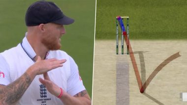 Review and Out! Ben Stokes Successfully Uses DRS After Stuart Broad Traps Alex Carey LBW on Day 2 of ENG vs AUS Ashes 2023 2nd Test (Watch Video)