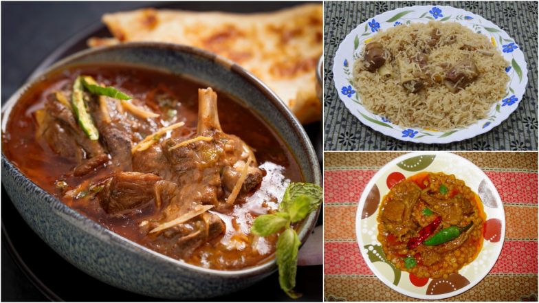 Bakrid 2023 Mutton Recipes: From Yakhni Pulao to Mutton Nihari, 5 Mouth-Watering Mutton Dishes That Are Must Eat on Eid al-Adha (Watch Recipe Videos) | ???? LatestLY