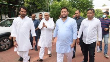 Bihar CM Nitish Kumar, Deputy Tejashwi Yadav Visiting Chennai To Convince Tamil Nadu CM MK Stalin for Mega Opposition Meeting in Patna