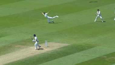 Cameron Green Catch Video: Watch Aussie All-Rounder Grab An One Handed Stunner to Dismiss Ajinkya Rahane During Day 3 of IND vs AUS WTC 2023 Final