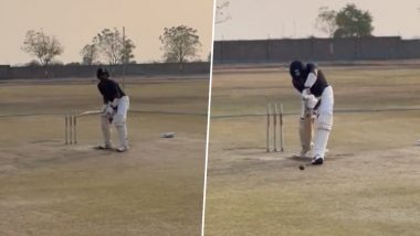'Let the Bat Do the Talking' Cheteshwar Pujara Shares Video Of Sweating Out in the Nets After Being Dropped From India's Test Squad for West Indies Tour, Fans React