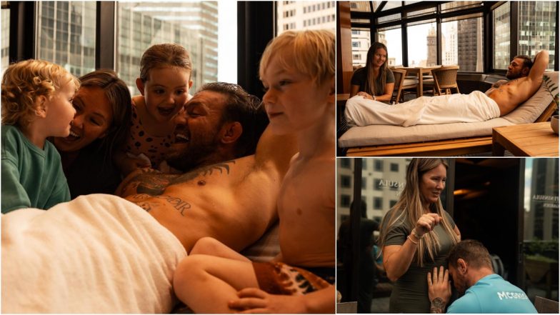 Conor McGregor Gets Foot Massage From Pregnant Fiancée Dee Devlin, Shares Father's Day Post With Kids Days After Sex Assault Claim