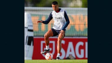 Cristiano Ronaldo Trains Hard Ahead of Portugal vs Bosnia and Herzegovina UEFA Euro 2024 Qualifiers (See CR7 Training Pic)