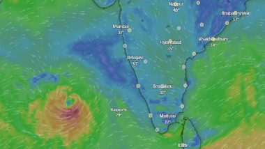 Cyclone Biparjoy Live Tracker Map on Windy: Depression Over Arabian Sea Likely to Intensify Into Cyclonic Storm, Mumbai May Receive Heavy Rainfall; Check Real-Time Status