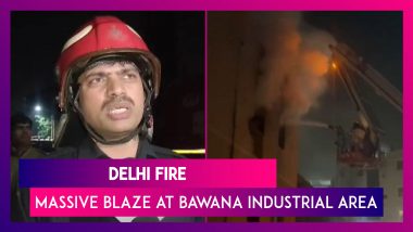 Delhi Fire: Massive Blaze Breaks Out At Factory In Bawana Industrial Area; No Injuries Or Casualties Reported