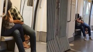 Delhi Metro Kissing Viral Video? New Clip of a Couple Making Out Inside Delhi Metro Surfaces, Here's How the Internet Reacted To It
