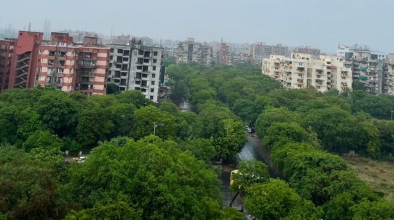 Delhi Rains Today Photos and Videos: Light Rainfall in Parts of National Capital, Brings Relief From Scorching Heat - Vimarsana News
