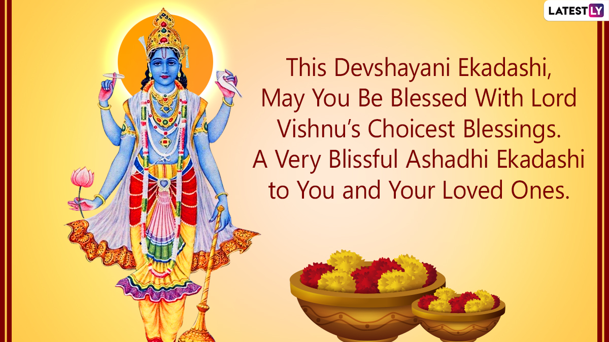 Devshayani Ekadashi 2023 Wishes & Ashadi Ekadashi Images for Free