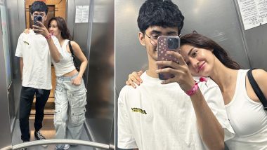 Disha Patani and Brother Suryansh Patani Are All Smiles in This New Elevator Selfie (View Pics)