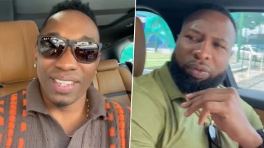 'Can Someone Help Me Settle This Debate' Dwayne Bravo, Kieron Pollard's Hilarious Banter on Instagram Goes Viral After CSK's Record-Equalling Fifth IPL Title (Watch Video)
