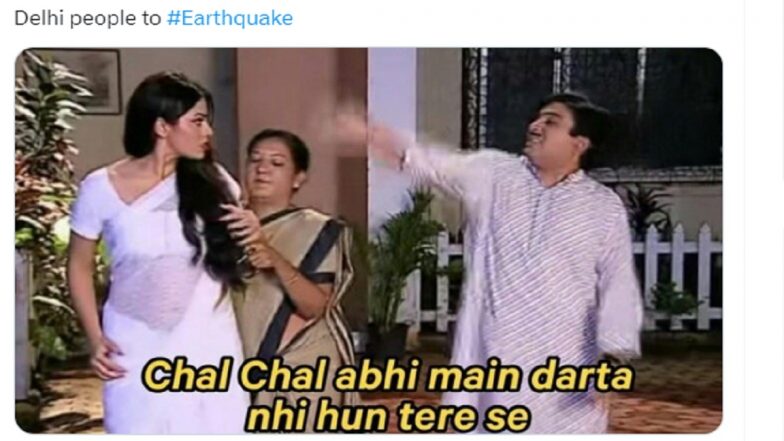 Earthquake in Delhi-NCR Funny Memes: Hilarious Jokes and Tweets Go Viral as Netizens Try to Find Some Solace in Tough Times