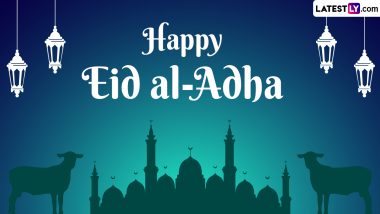 Bakrid 2023 Messages & Greetings: WhatsApp Stickers, Eid al-Adha Images, HD Wallpapers and SMS for the Important Islamic Festival