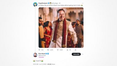 'I Love It': Elon Musk Elated After AI-Generated Photo of Tesla CEO in Desi Attire Leaves Netizens Impressed