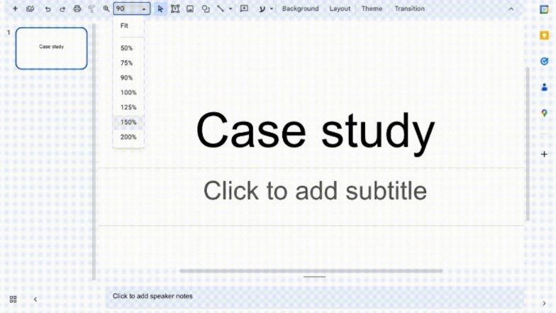 Google Slides PPT: Tech Giant Rolling Out New Zoom Settings in Presentation Program