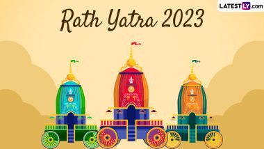 Jagannath Rath Yatra 2023 Wishes and Images: Jagannath Balabhadra Subhadra Photos, HD Wallpapers, Messages and Greetings To Share With Family and Friends