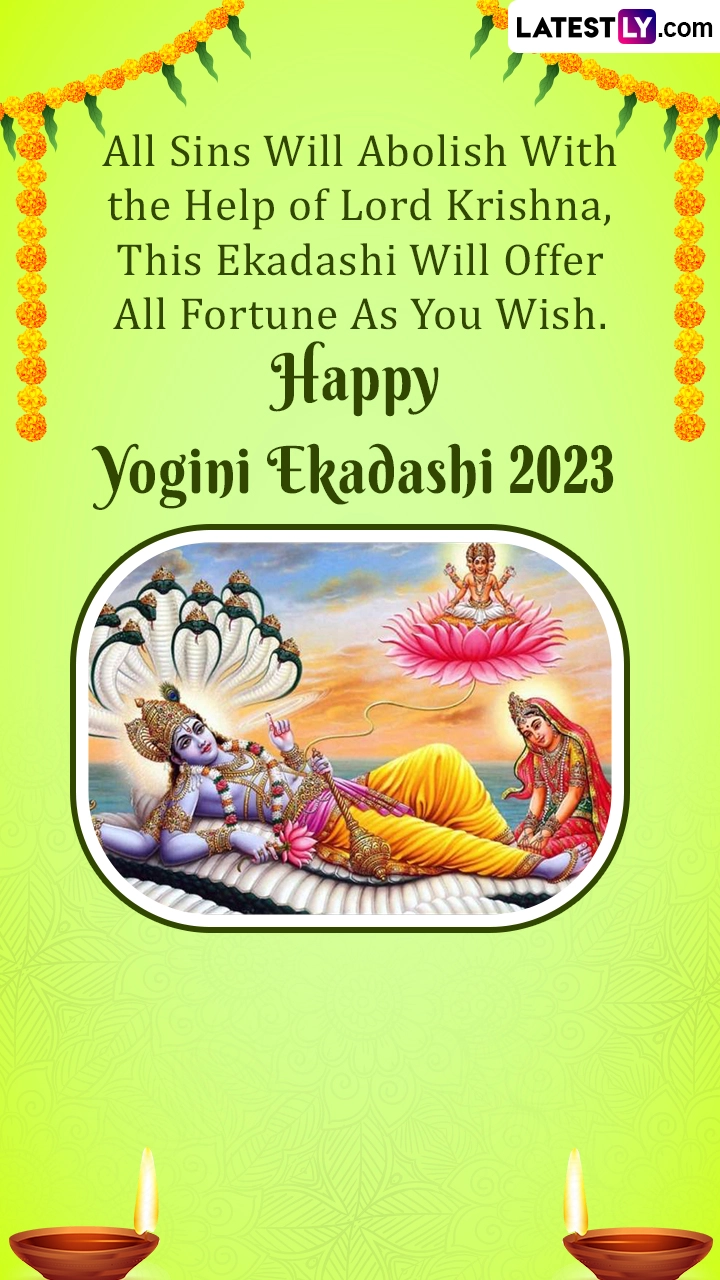 Happy Yogini Ekadashi 2023 Wishes and Greetings to Share on The Day