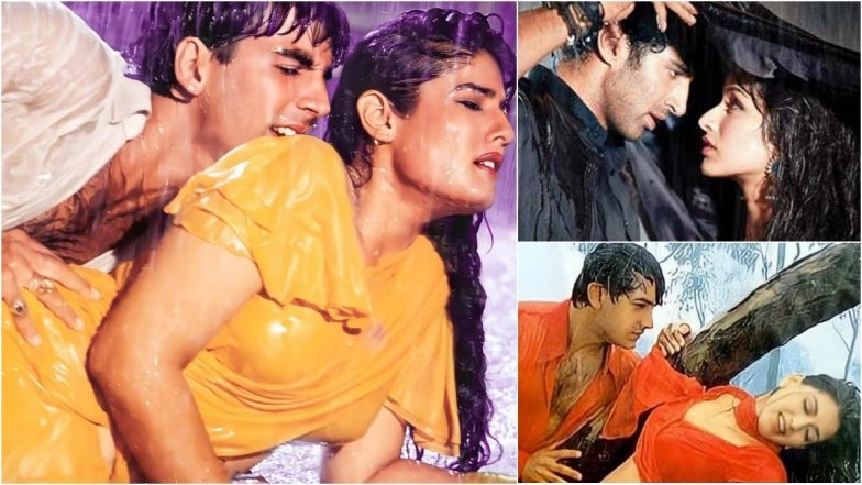Hot & Sexy Rain Songs for Monsoon 2023: From 'Tip Tip Barsa Paani' to 'Jo Haal Dil Ka', Celebrate the Rains With Bollywood's Raunchiest Rain Playlist (Watch Videos)