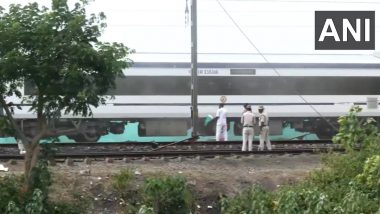 Vande Bharat Express Crosses Restored Track in Balasore as Normal Services Resume After Triple Train Accident in Odisha (Watch Video)