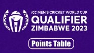 ICC World Cup 2023 Qualifier Points Table Updated With Net Run Rate: Sri Lanka Top Group B, Scotland Second; Oman Qualify From Third Position