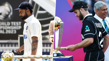 'Different Events, Same Emotions' ICC Shares Picture of Virat Kohli Walking Past WTC Mace, Draws Parallel With Kane Williamson's Snap From 2019 World Cup Final