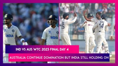 IND vs AUS WTC 2023 Final Day 4: India Keep Fighting But Australia Retain Upper Hand
