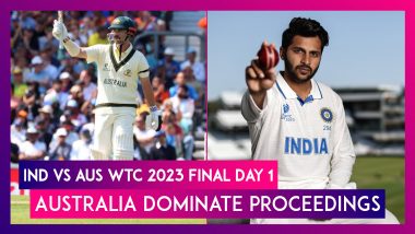 IND vs AUS WTC 2023 Final: Travis Head, Steve Smith Headline Australia's Dominance on Day 1