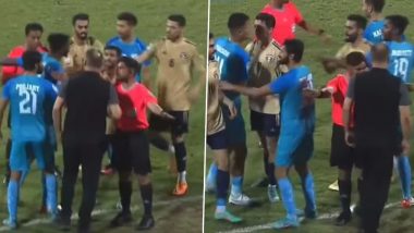 DRAMA AGAIN! Igor Stimac Gets into Heated Exchange With Kuwait Players, Indian Coach Shown Red Card Once More During IND vs KUW SAFF Championship 2023 Football Match (Watch Video)